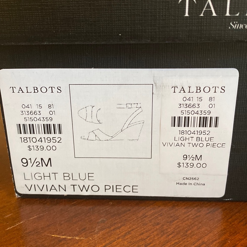 Talbots Vivian wedge sandals